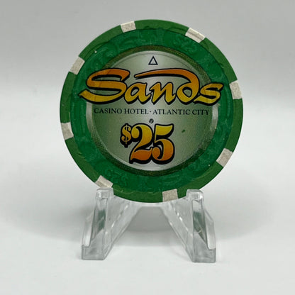 Sands Casino Atlantic City NJ $25 Chip SAN-25b