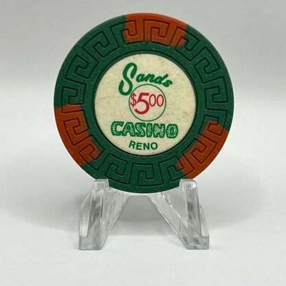 Sands Casino Reno NV 1978 $5 Chip N5680