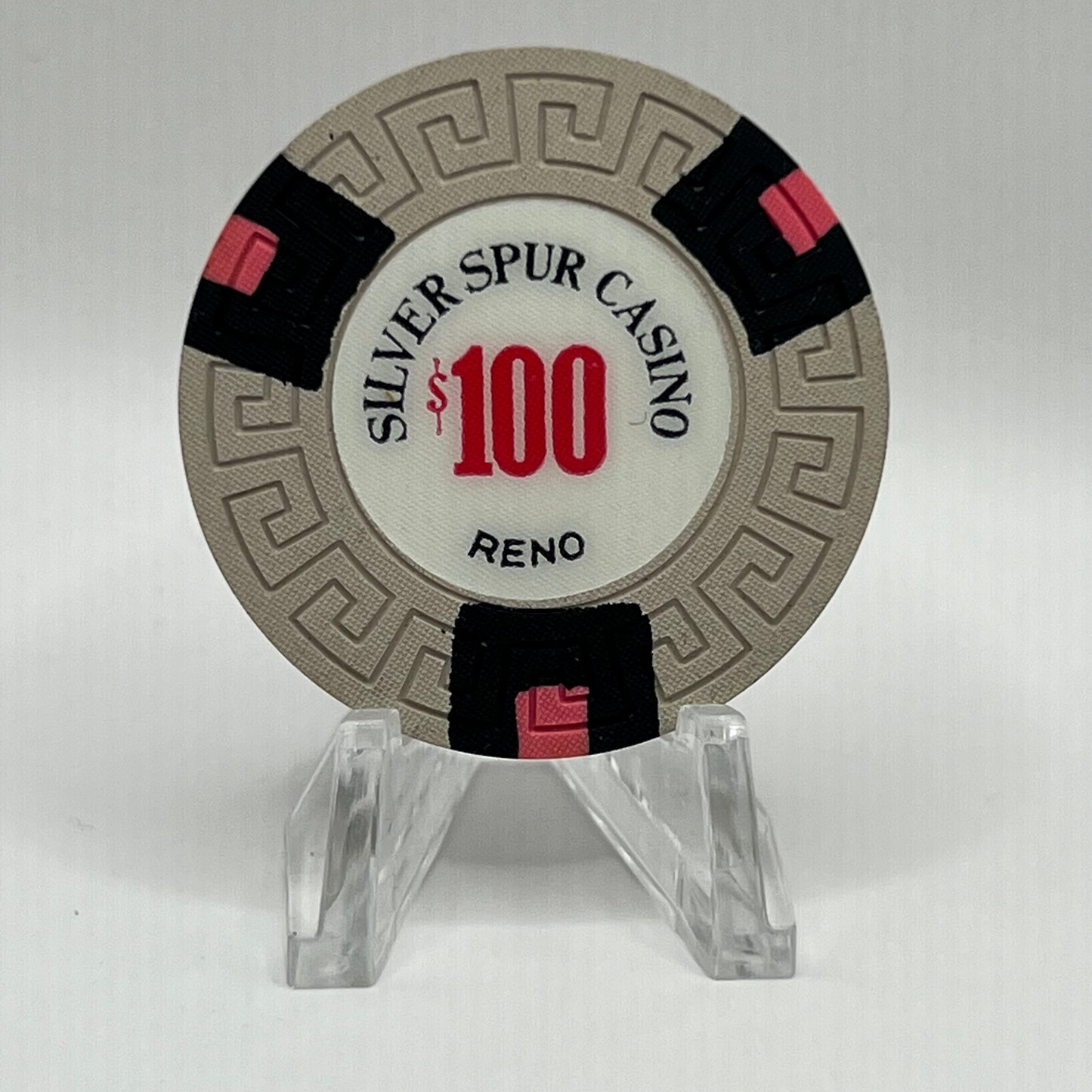 Silver Spur Casino Reno NV 1968 LE $100 Chip N5561