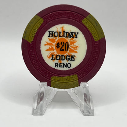 Holiday Lodge Reno NV 1963 LE $20 Chip N5174