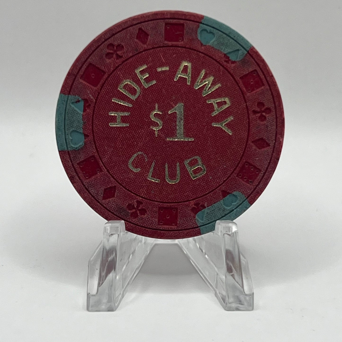 Hide-Away Club Wendover NV 1976 $1 Chip N5162