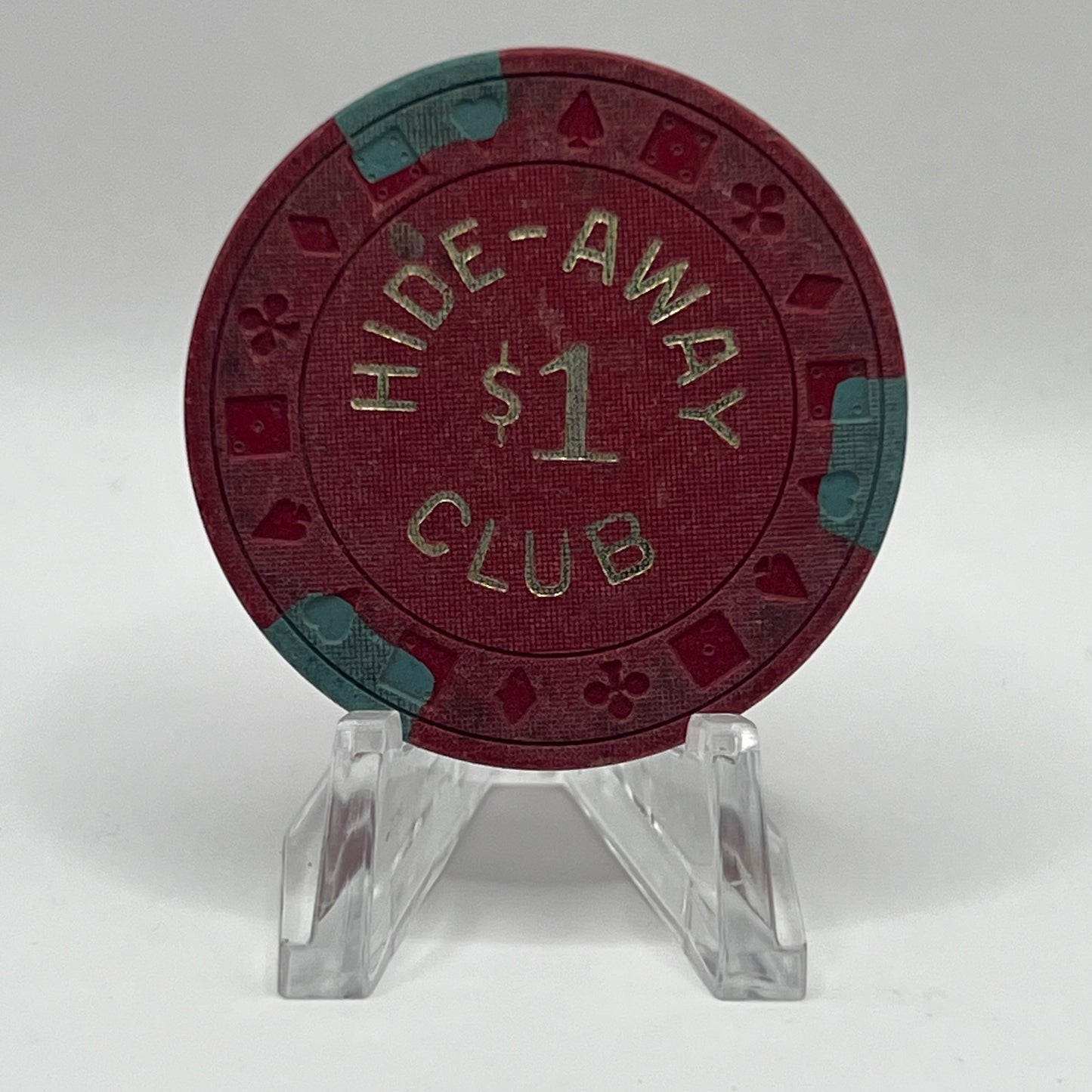 Hide-Away Club Wendover NV 1976 $1 Chip N5162