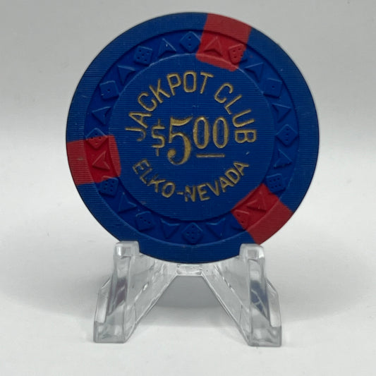 Jackpot Club Elko NV 1954 $5 Chip N0359