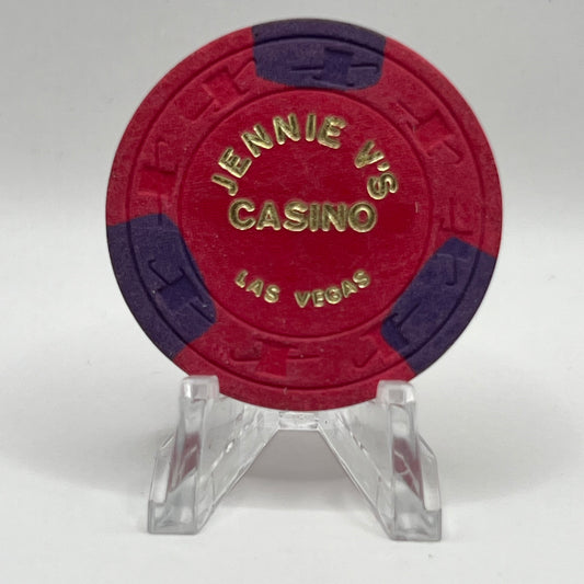 Jennie V’s Casino Las Vegas NV 1976 $5 Chip N1801