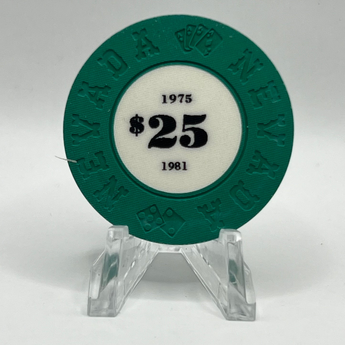 Jolly Trolley Casino Las Vegas NV 1993 LE $25 Imitation Chip N6097