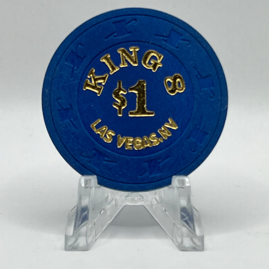 King 8 Las Vegas NV 1980s $1 Chip N2843