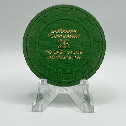 Landmark Casino Las Vegas NV 1980s $25 NCV Chip E7204