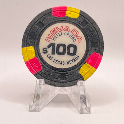 Nevada Hotel Las Vegas NV 1980s $100 Chip N2529