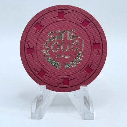 Sans Souci Casino  Las Vegas Nevada 1960 $0.25 Casino  Chip N2131