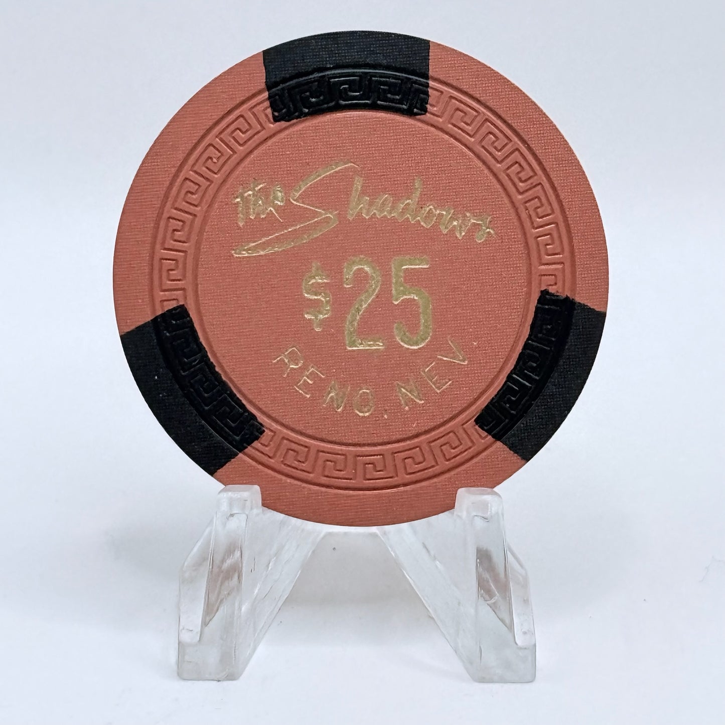 The Shadows Reno Nevada $25 Casino Chip 1940's N6977