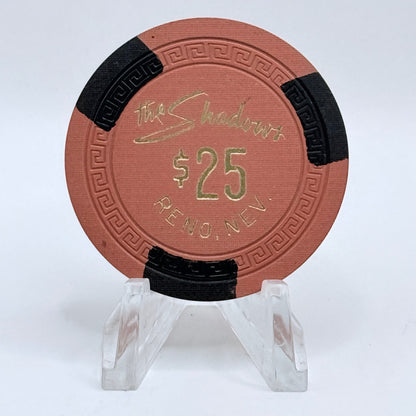 The Shadows Reno Nevada $25 Casino Chip 1940's N6977