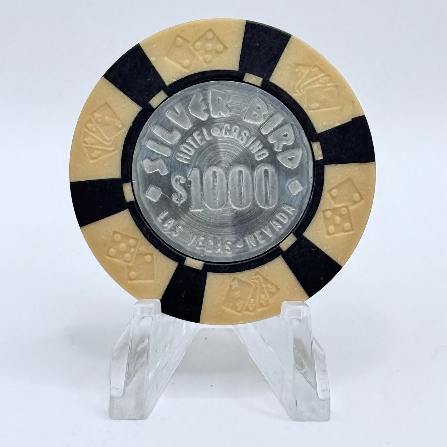 Silver Bird Casino Las Vegas Nevada 1976 $1000 Casino Chip N2194