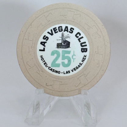 Las Vegas Club Las Vegas Nevada 1960s $0.25 Casino Chip N3138