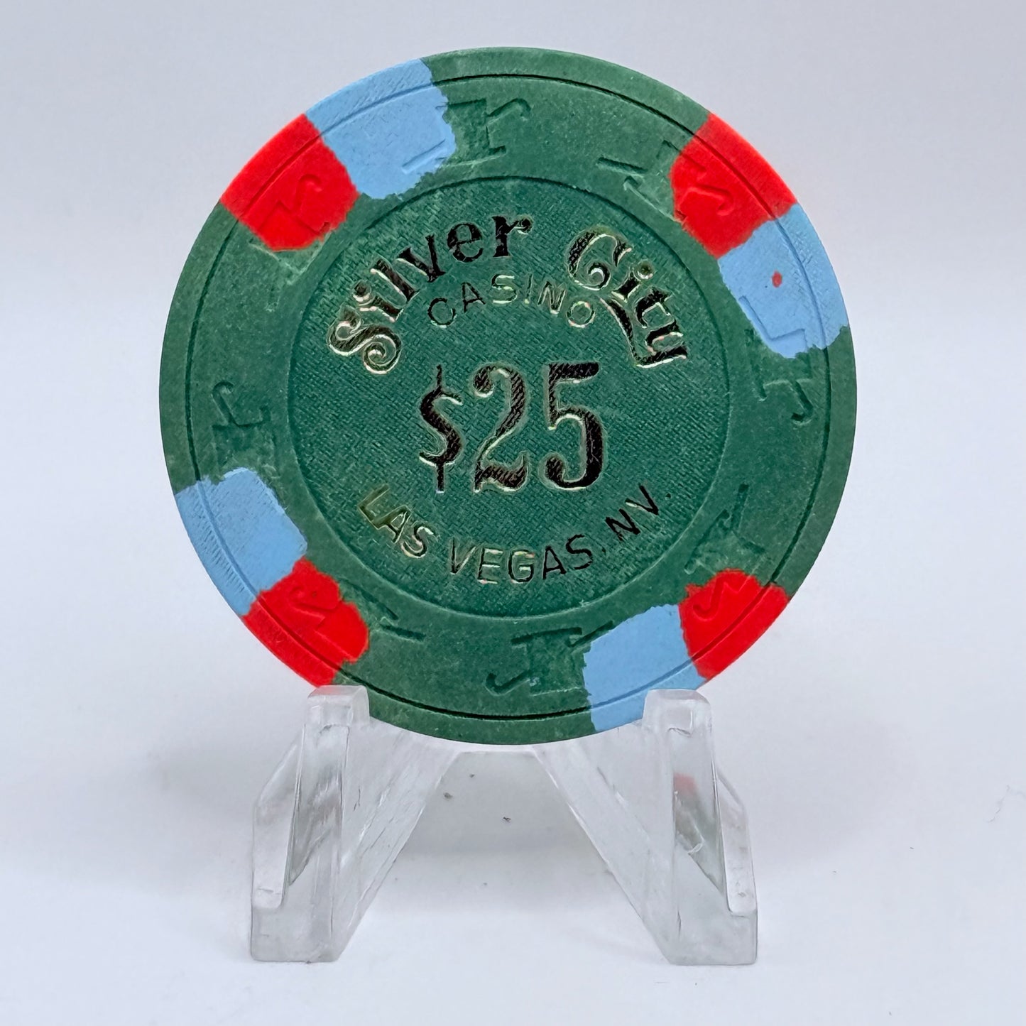 Silver City Casino Las Vegas Nevada 1989 $25 Casino Chip N2568