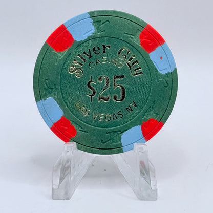Silver City Casino Las Vegas Nevada 1989 $25 Casino Chip N2568