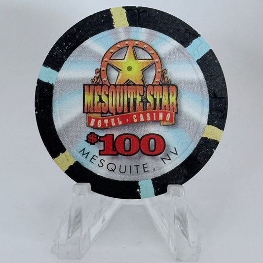 Mesquite Star Mesquite Nevada 1998 $100 Casino Chip V1088
