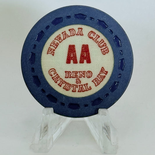 Nevada Club 1962 Series 101 Roulette Casino Chip N5284