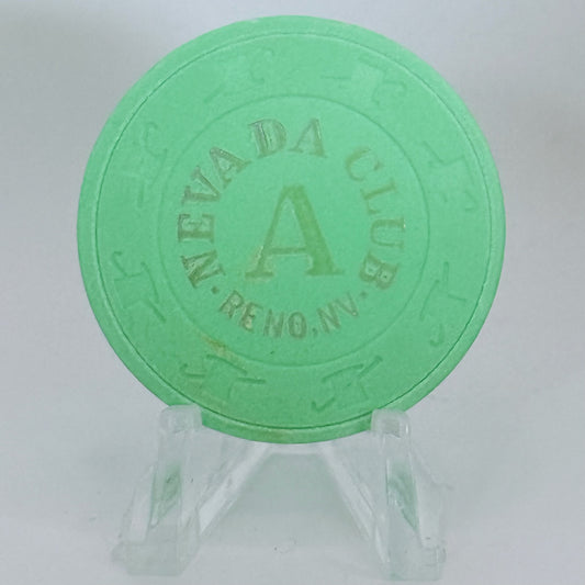 Nevada Club Reno Nevada 1980 Series 16 Roulette Casino Chip V1178