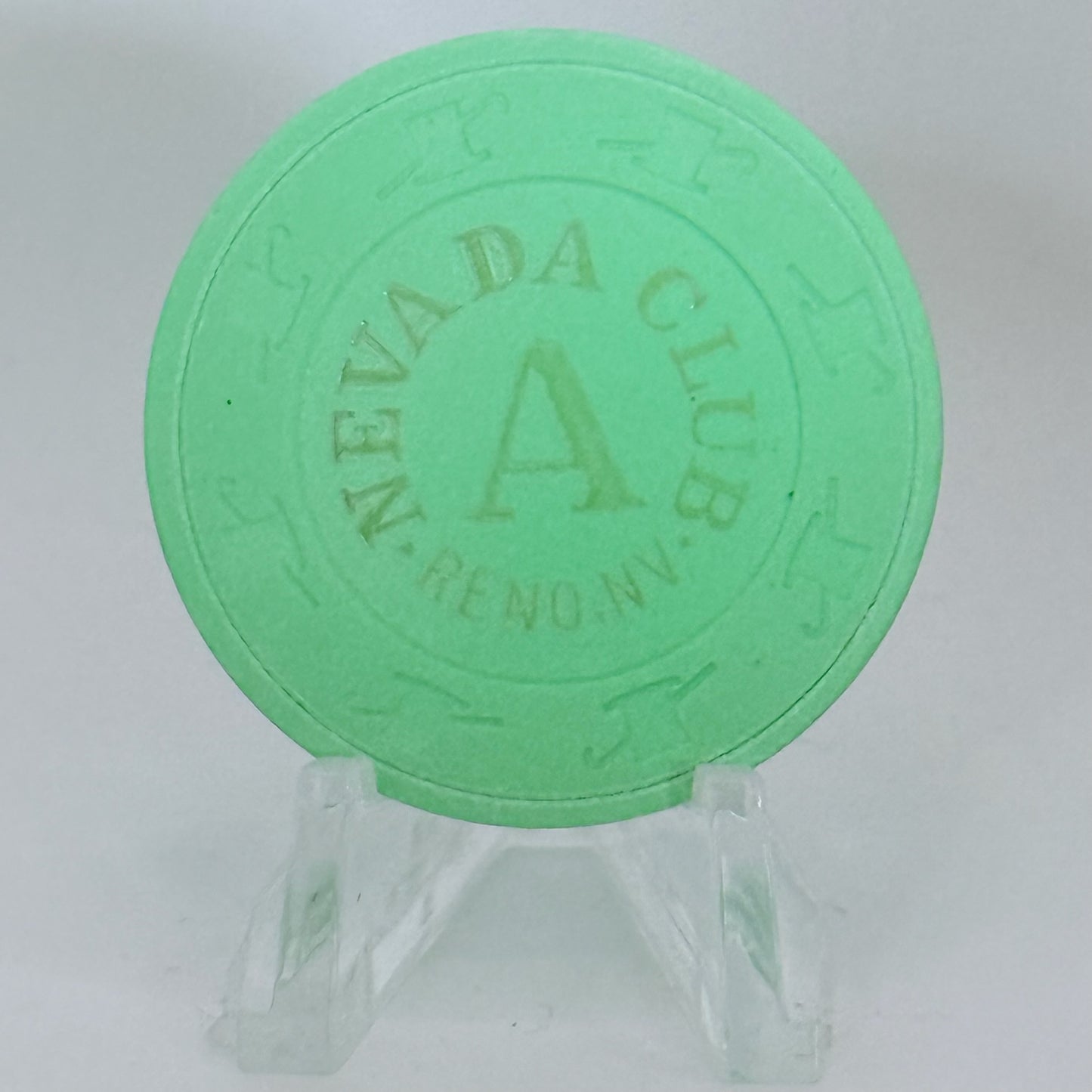 Nevada Club Reno Nevada 1980 Series 16 Roulette Casino Chip V1178