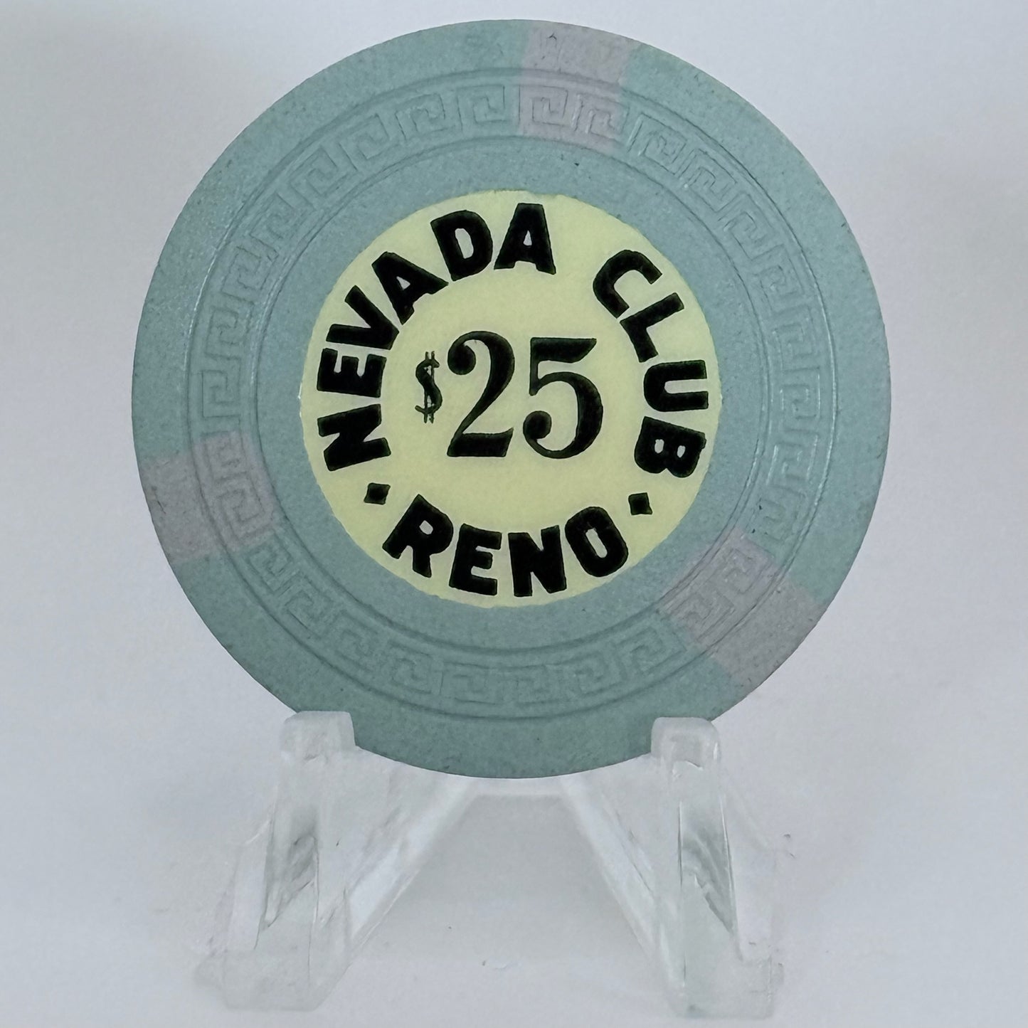 Nevada Club Reno Nevada 1960s $25 Casino Chip N5274