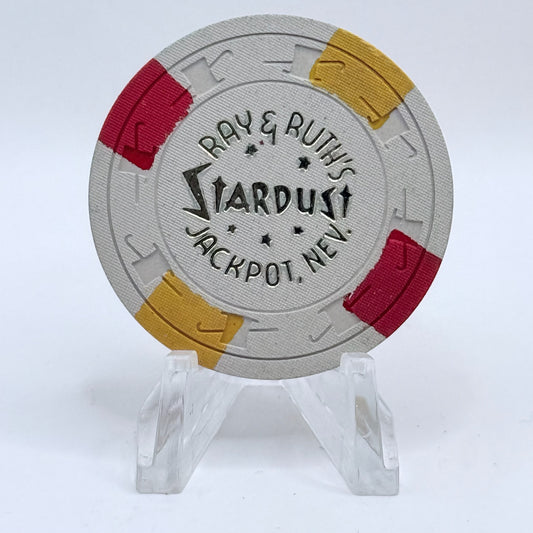 Stardust "Ray & Ruth's" Casino Jackpot Nevada 1961 $5 Casino Chip E7376