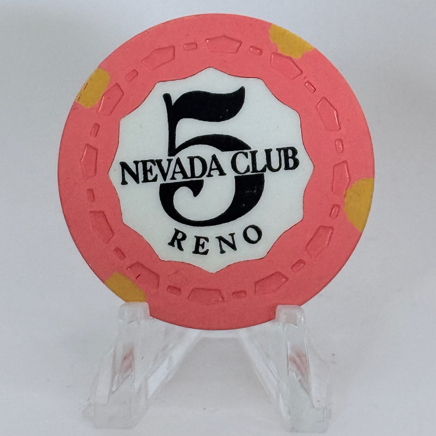 Nevada Club Reno Nevada 1956 LE $5 Casino Chip N5280