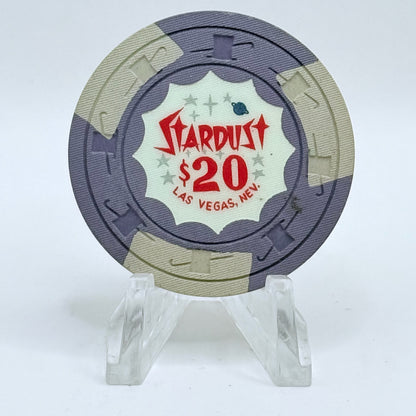 Stardust Hotel Casino Las Vegas Nevada 1964 $20 Casino Chip N2222 "SHARP"