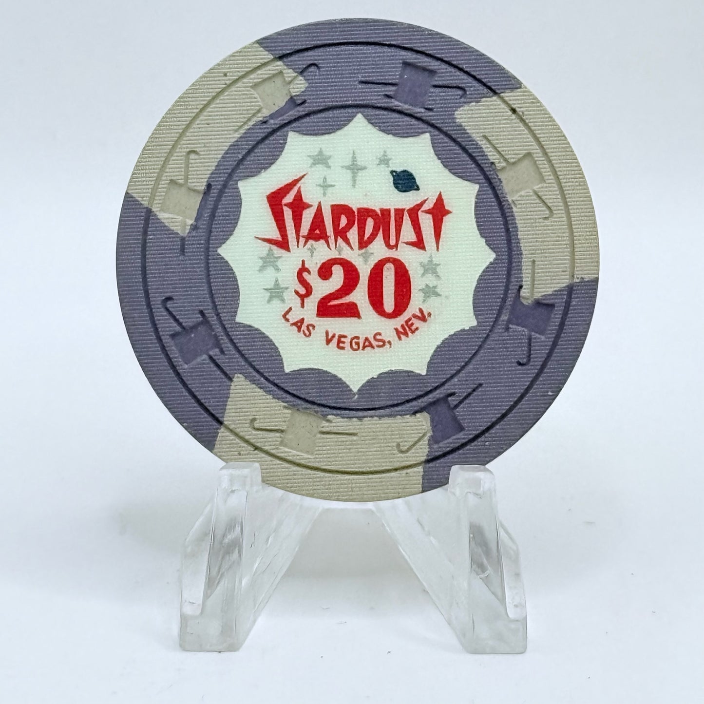 Stardust Hotel Casino Las Vegas Nevada 1964 $20 Casino Chip N2222 "SHARP"