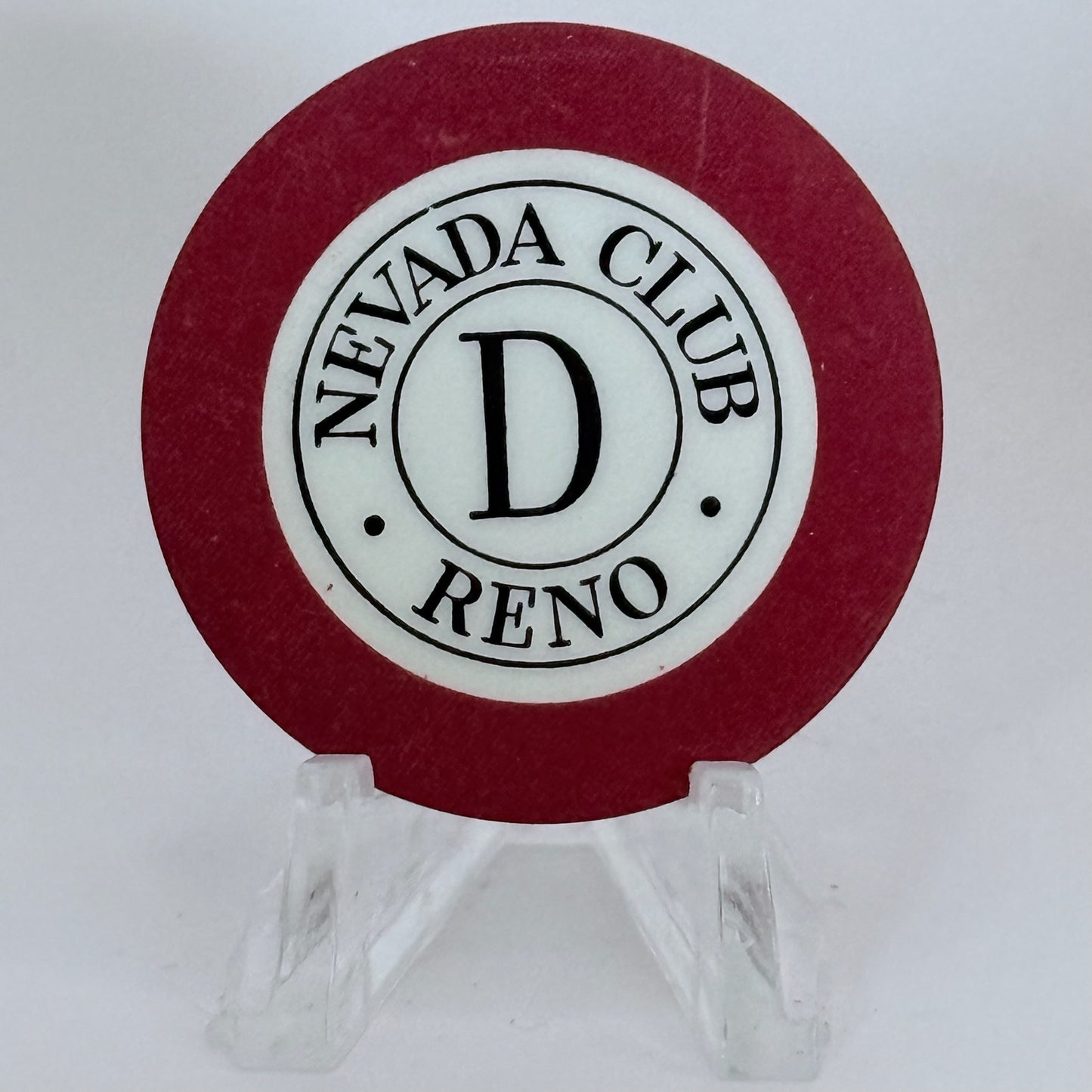 Nevada Club Reno Nevada 1950s Series 4 Roulette Casino Chip N5296