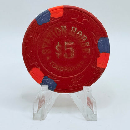 Station House Tonopah Nevada 1982 $5 Casino Chip N3360