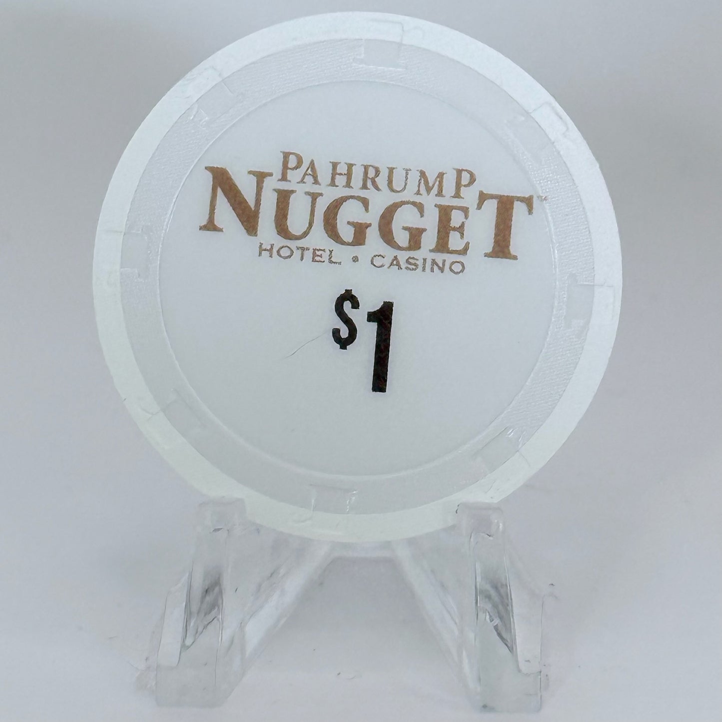 Pahrump Nugget Hotel & Gambling Hall Pahrump Nevada 2018 $1 Casino Chip D2658