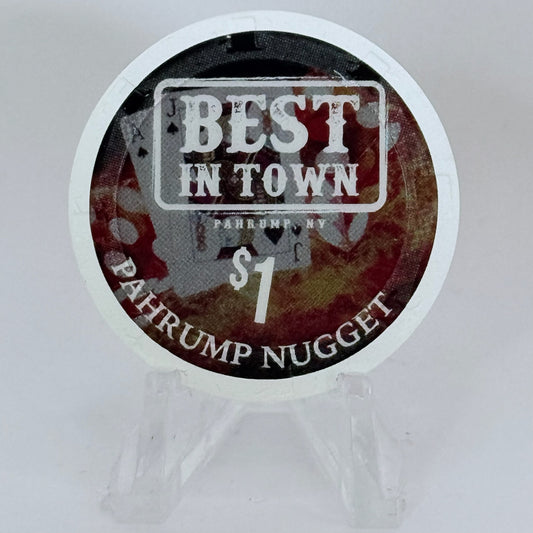 Pahrump Nugget Hotel & Gambling Hall Pahrump Nevada 2018 $1 Casino Chip D2658