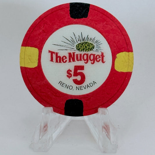 The Nugget Reno Nevada 1992 $5 Casino Chip N7744