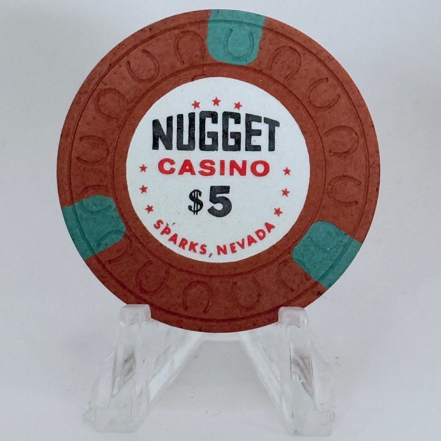Sparks Nugget Sparks Nevada 1950s $5 Casino Chip N5395