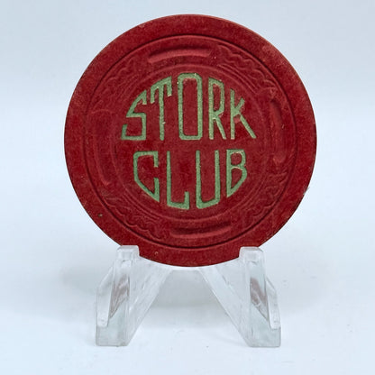 Stork Club Las Vegas Nevada 1947 $5 Casino Chip V5670