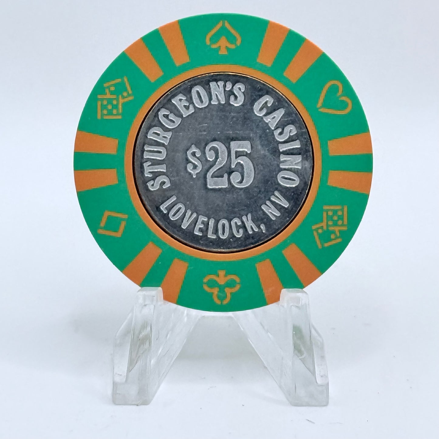 Sturgeons Lovelock Nevada 1980s $25 Casino Chip N0881