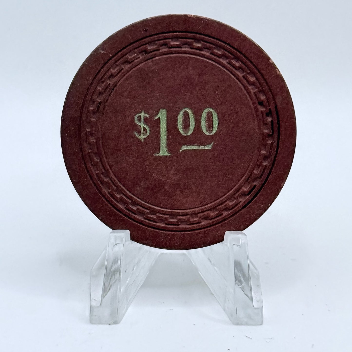 Sunset Club Las Vegas Nevada 1930's $1 Casino Chip V5710