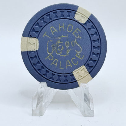 Tahoe Palace Lake Tahoe Nevada 19560's $1 Casino Chip N559.C