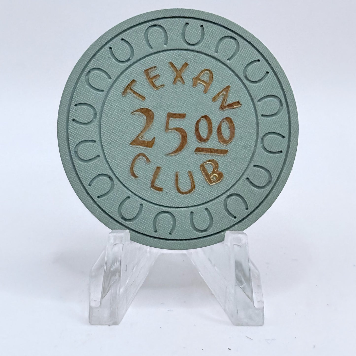 Texan Club Winnemucca Nevada 1958 $25 Chip E2749