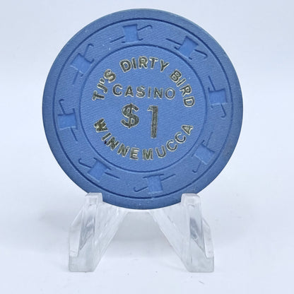TJ's Dirty Bird Casino Winnemucca Nevada 1974 $1 Chip N2865