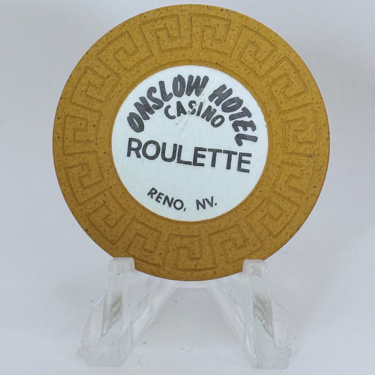 Onslow Hotel Reno Nevada 1978 Series 101 Roulette Casino Chip N5835