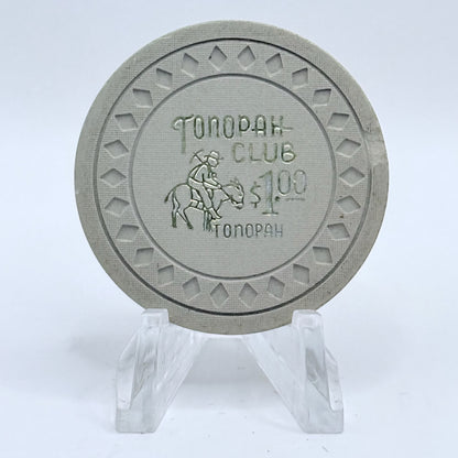 Tonopah Club Tonopah Nevada 1940's $1 Casino Chip N3381