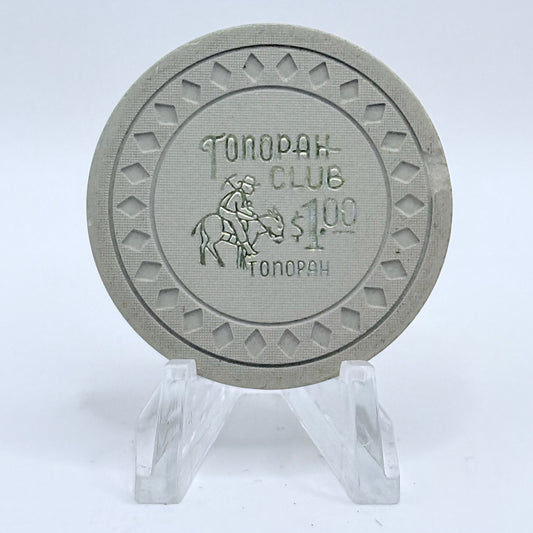 Tonopah Club Tonopah Nevada 1940's $1 Casino Chip N3381