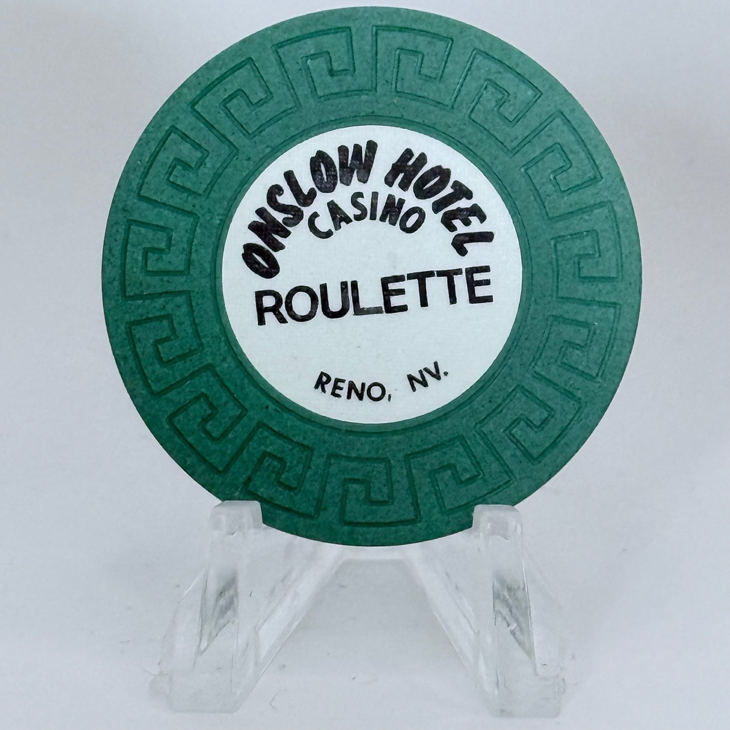 Onslow Hotel Reno Nevada 1978 Series 101 Roulette Casino Chip N5835