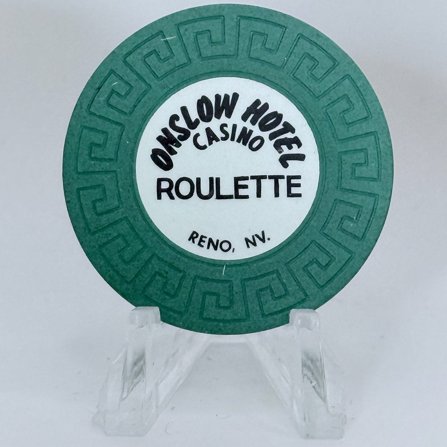 Onslow Hotel Reno Nevada 1978 Series 101 Roulette Casino Chip N5835