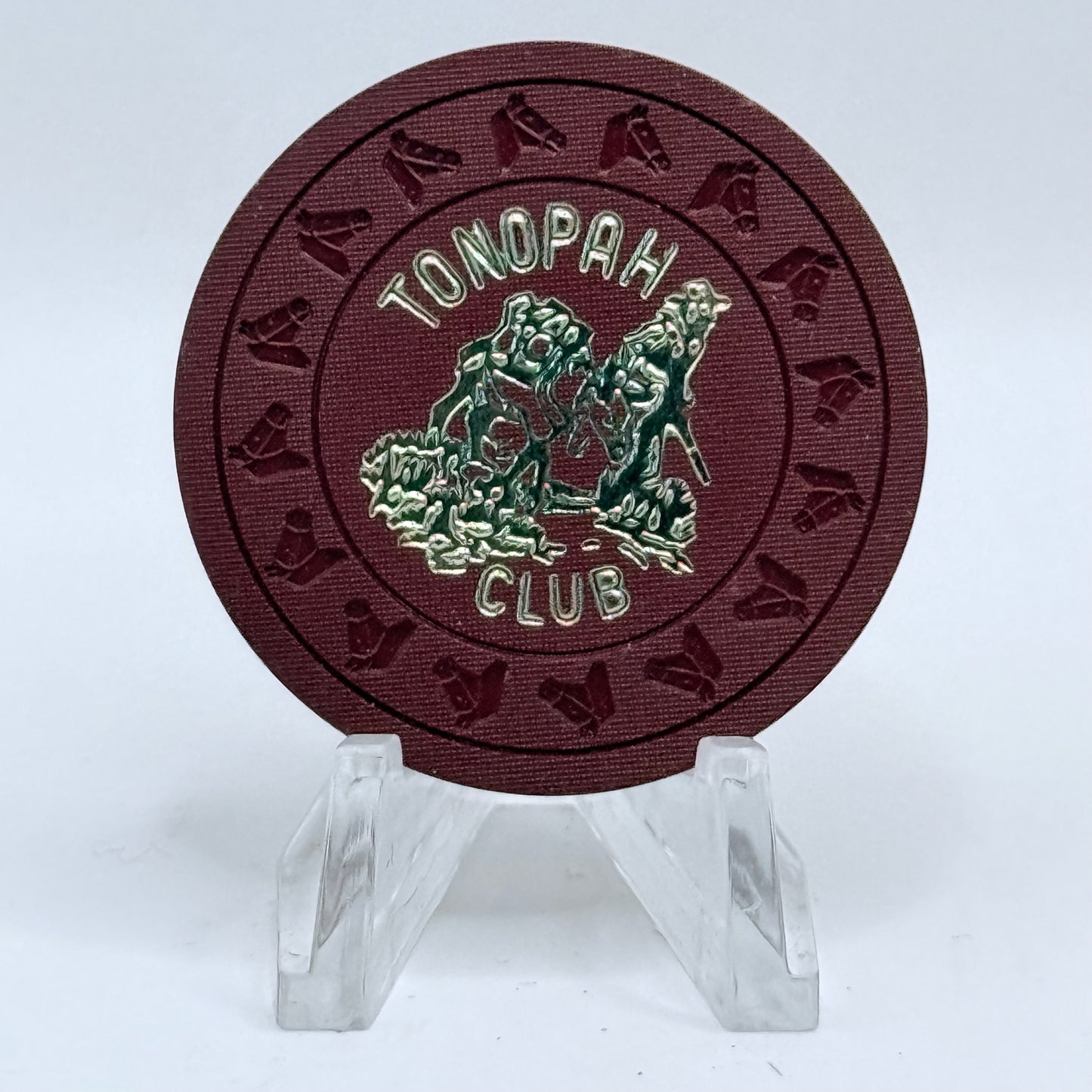 Tonopah Club Casino Tonopah Nevada 1969 $1 Casino Chip N4322