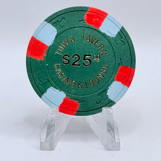 Town Tavern Las Vegas Nevada 1981 $25 Casino Chip V5776