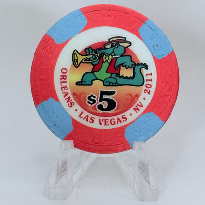 The Orleans Las Vegas Nevada 2011 $5 Casino Chip D0144