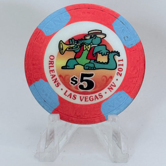 The Orleans Las Vegas Nevada 2011 $5 Casino Chip D0144