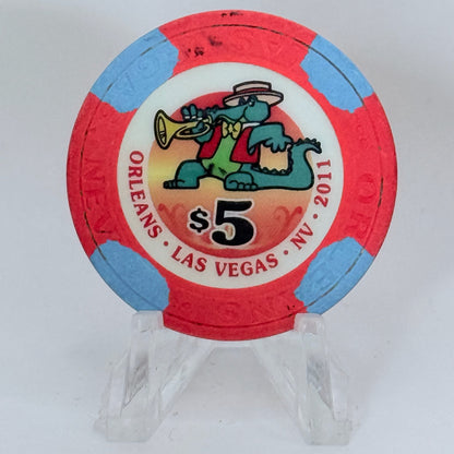 The Orleans Las Vegas Nevada 2011 $5 Casino Chip D0144